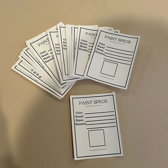 New Waterproof paint can organizing labels stickers - Picture 1 of 1